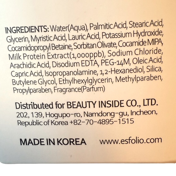 Esfolio NIB 3 Pc Korean Pure Skin Cleansing Foam Set - Milk, Snail, Vitamin C - Picture 12 of 12